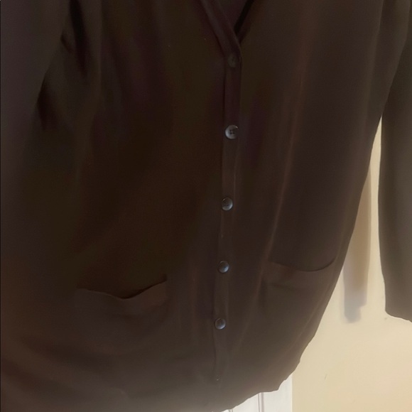 The Limited Dark Brown Cardigan Sweater - Picture 3 of 5